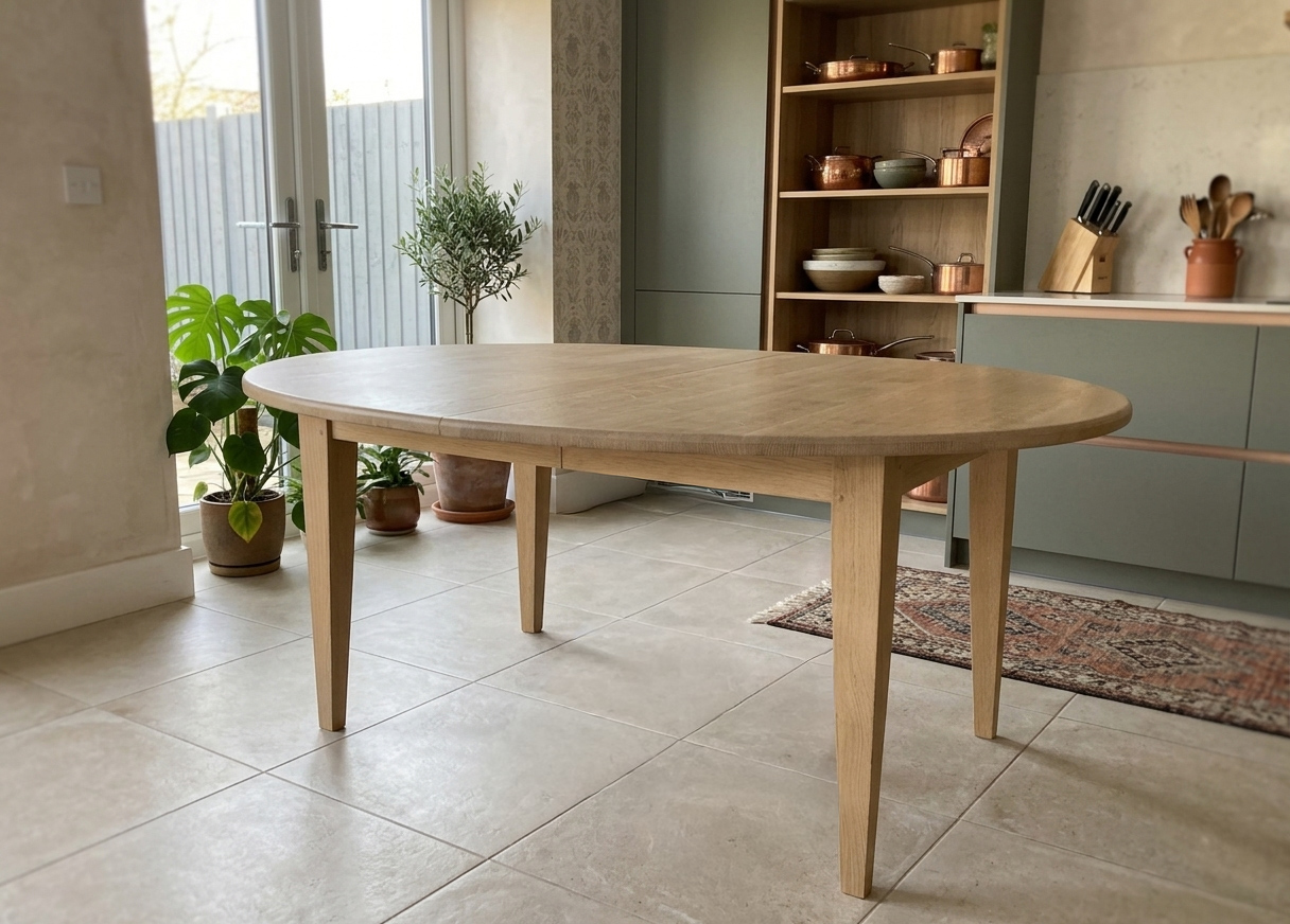 Table fixe ESPRIT SCANDINAVE - bois de chêne massif